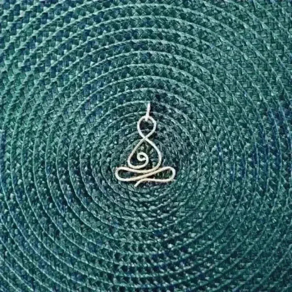 Silver Yoga Pendant